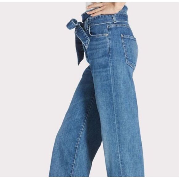 Evereve 7 For All Mankind Belted Alexa Crop Size 25 - Picture 3 of 8